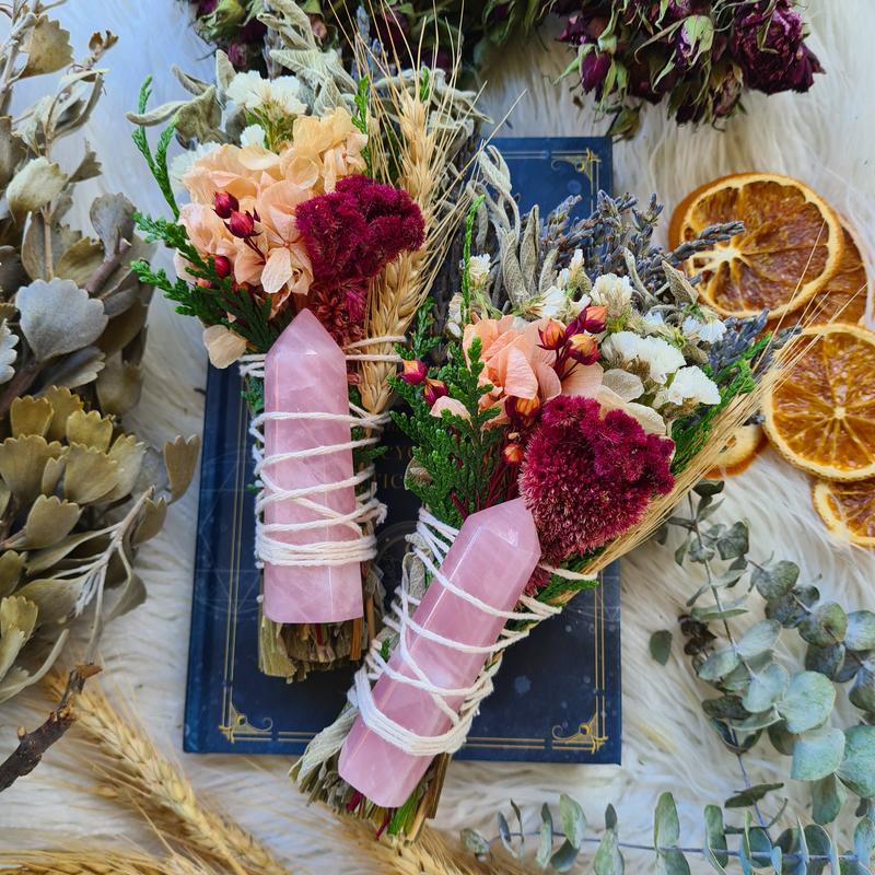 Handcrafted Botanical Flower Wands