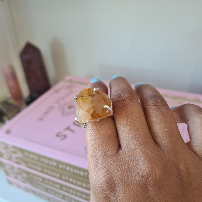 Golden Healer ~ Adjustable ring