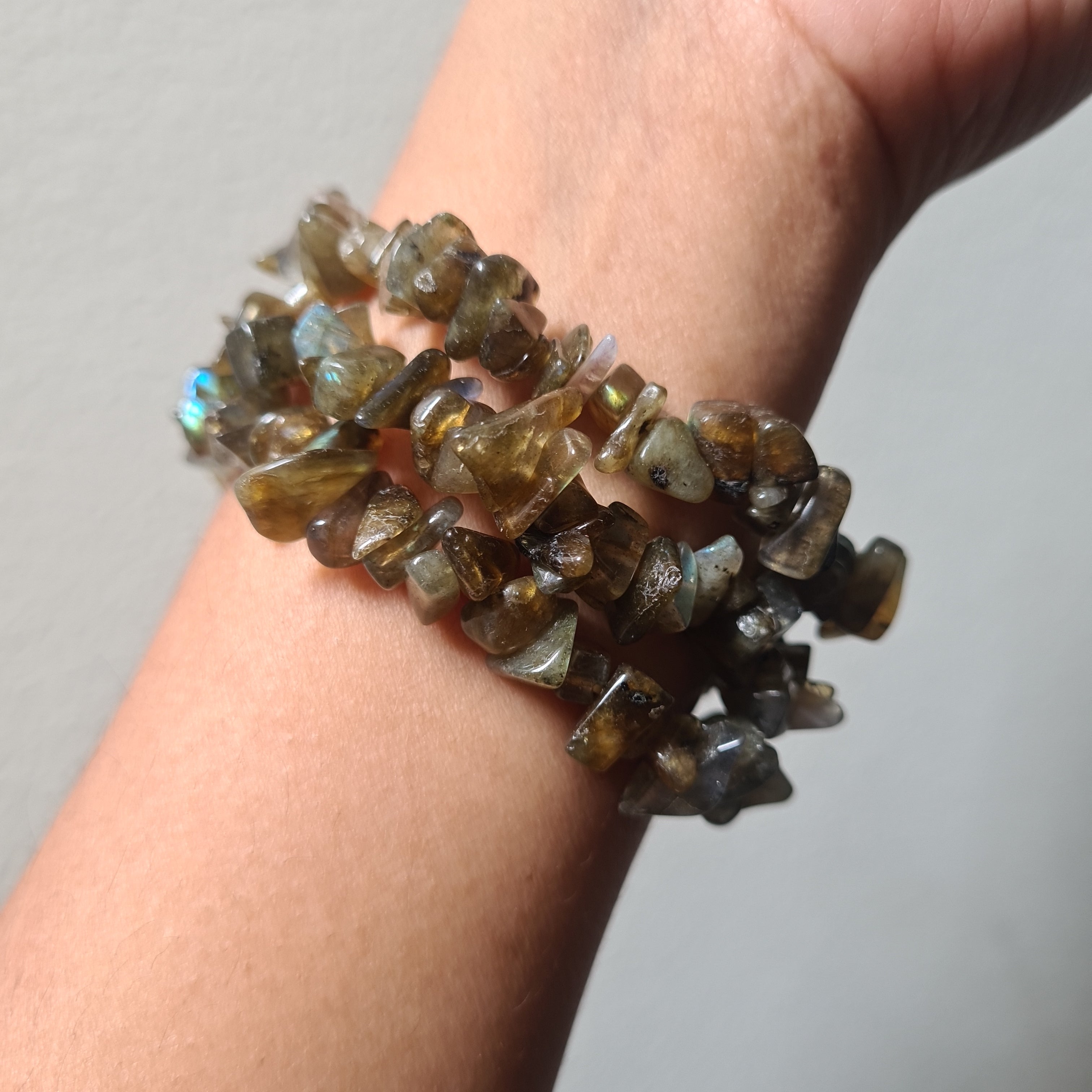 Calmness | Labradorite Crystal Chips Bracelet