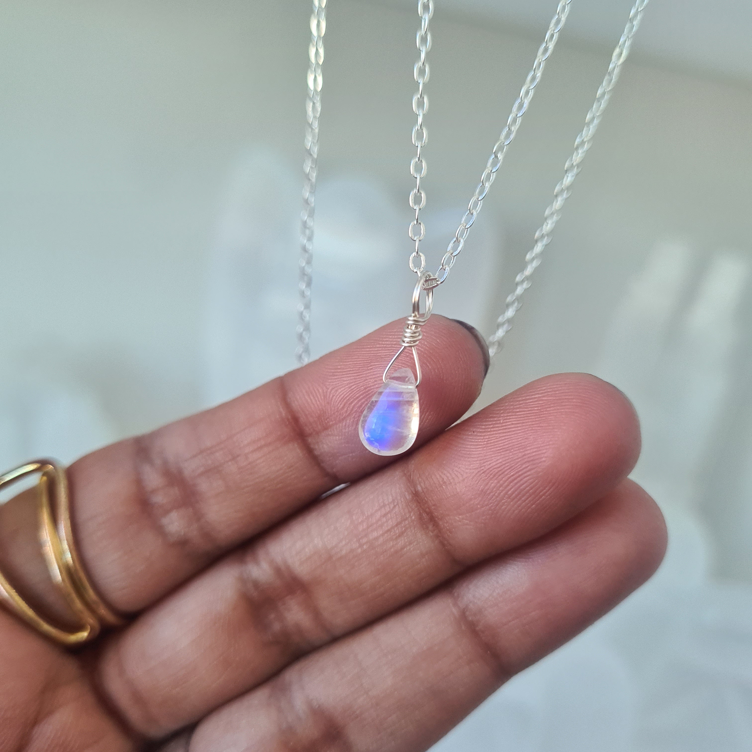 Moonstone Necklace ~ Deep Healing & Growth (Silver)