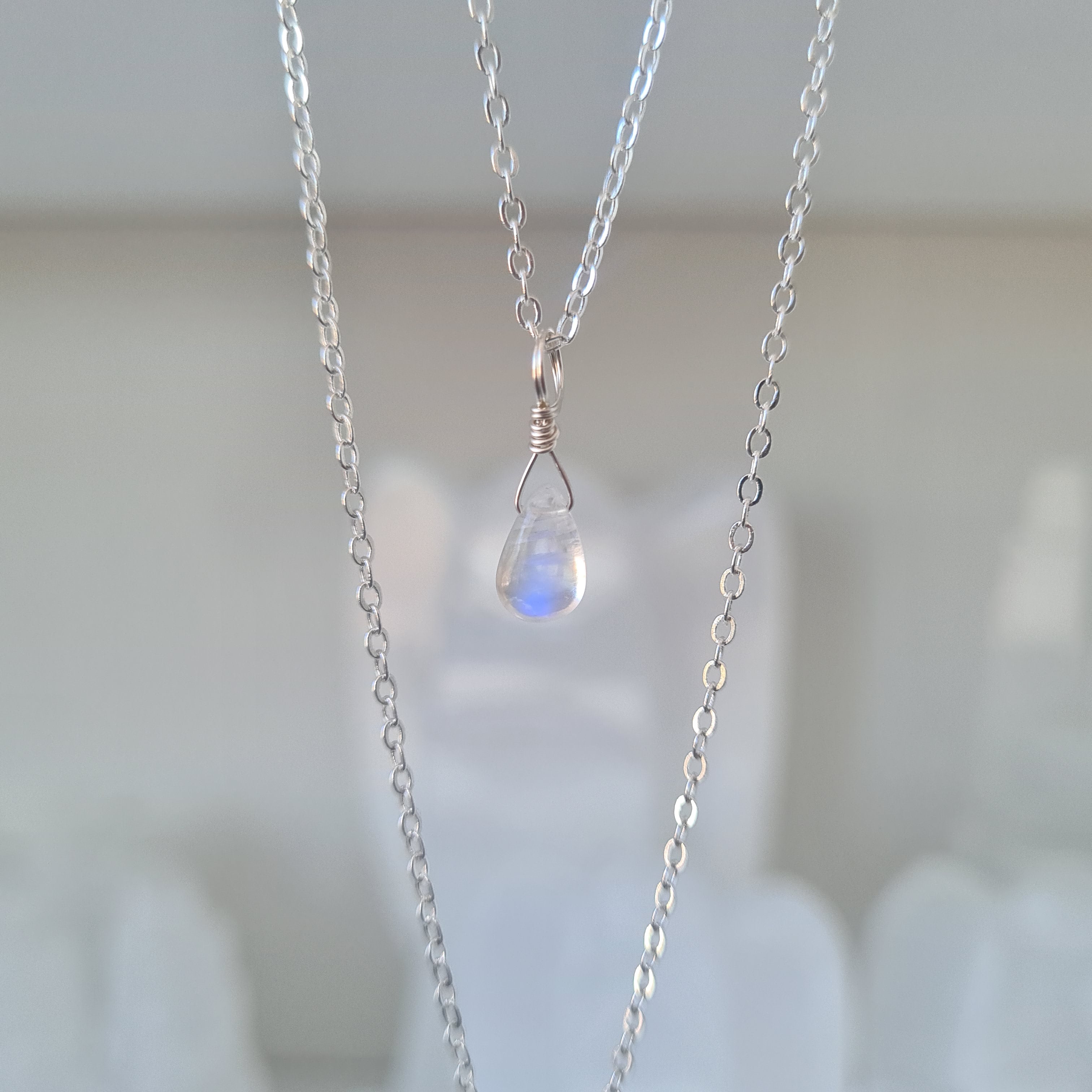 Moonstone Necklace ~ Deep Healing & Growth (Silver)