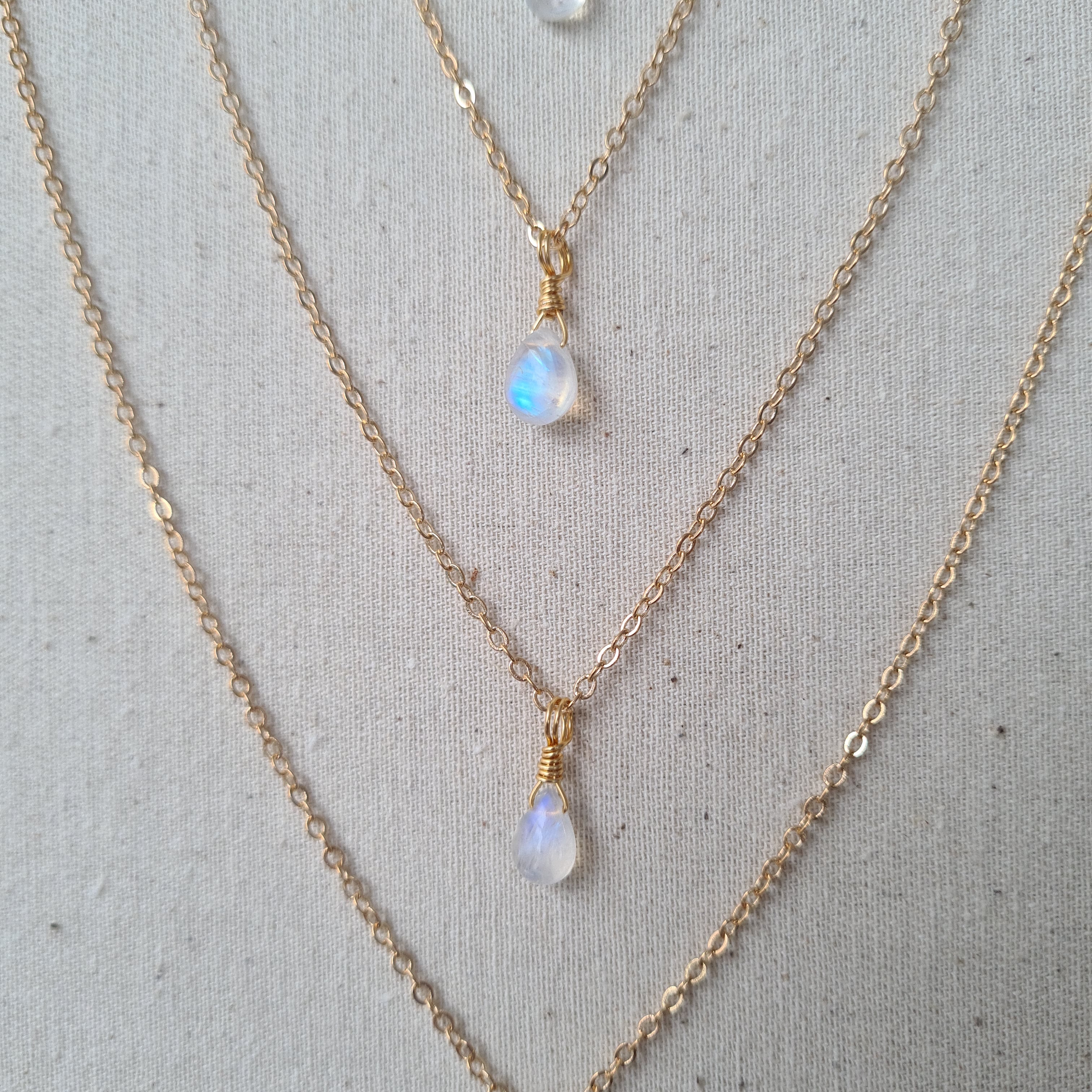 Moonstone Necklace ~ Deep Healing & Growth (Gold)