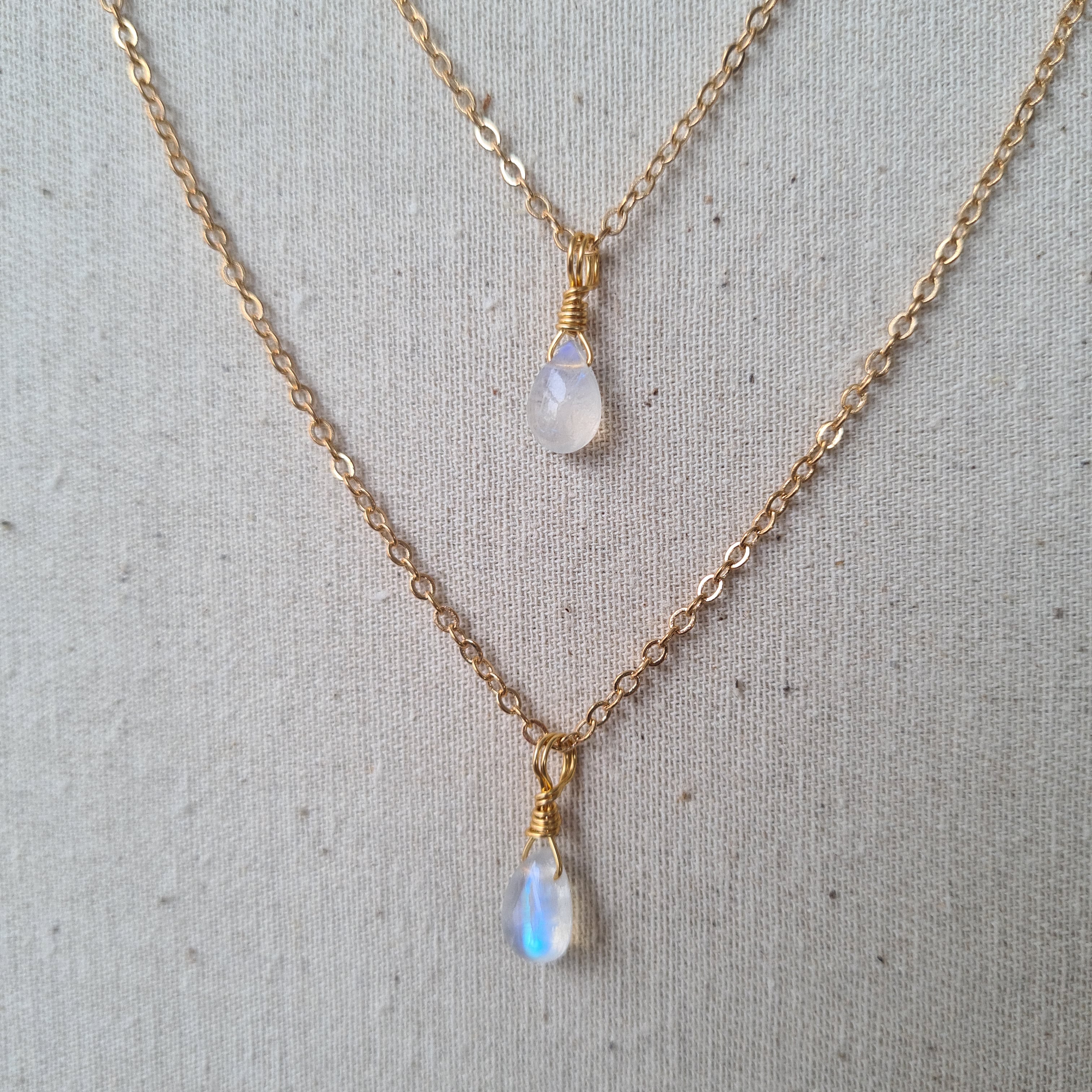 Moonstone Necklace ~ Deep Healing & Growth (Gold)