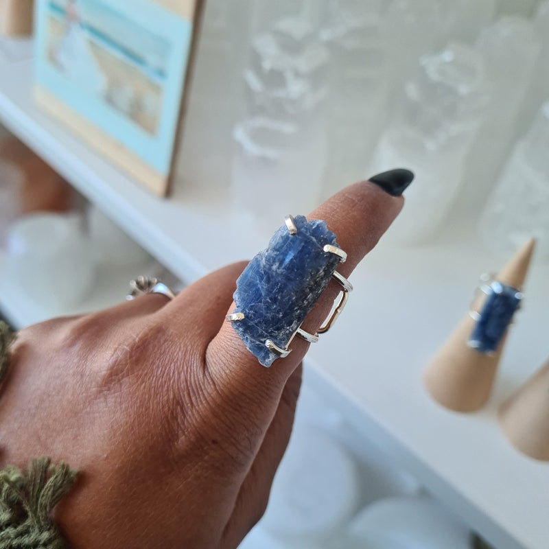 Blue Kyanite Ring ~ Adjustable size