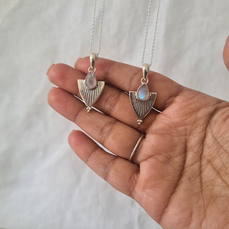 Iris Necklace with Moonstone 🌙