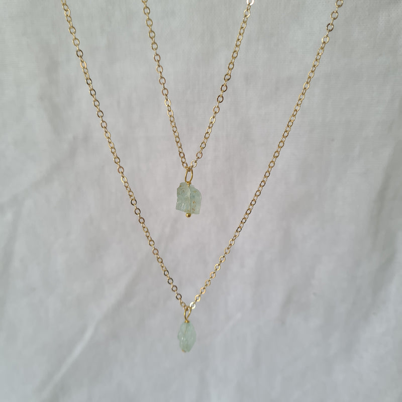 Scorpio ~ Aquamarine Crystal Necklace