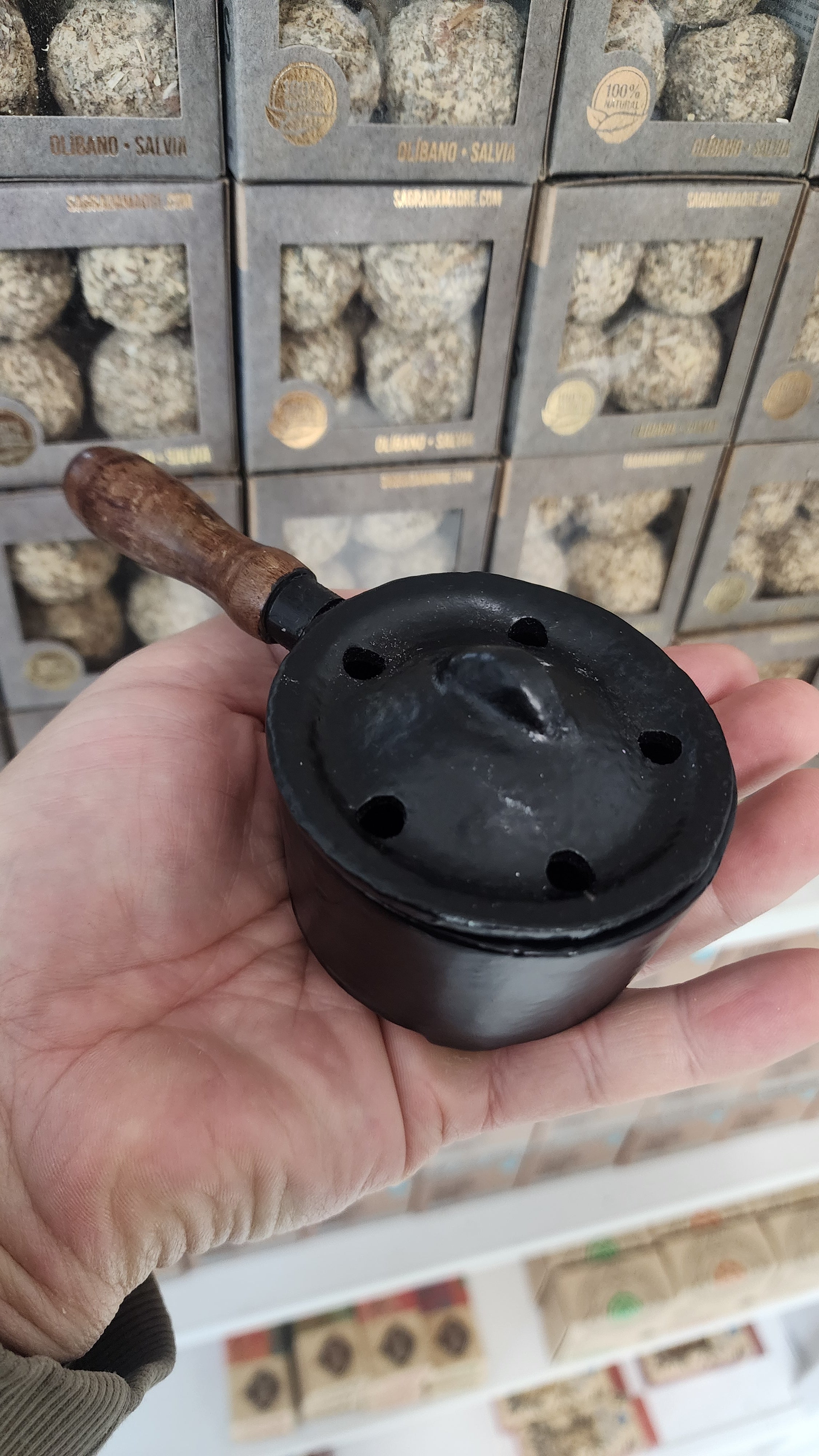 CAULDRON - Cast Iron Mini Burner with Handle