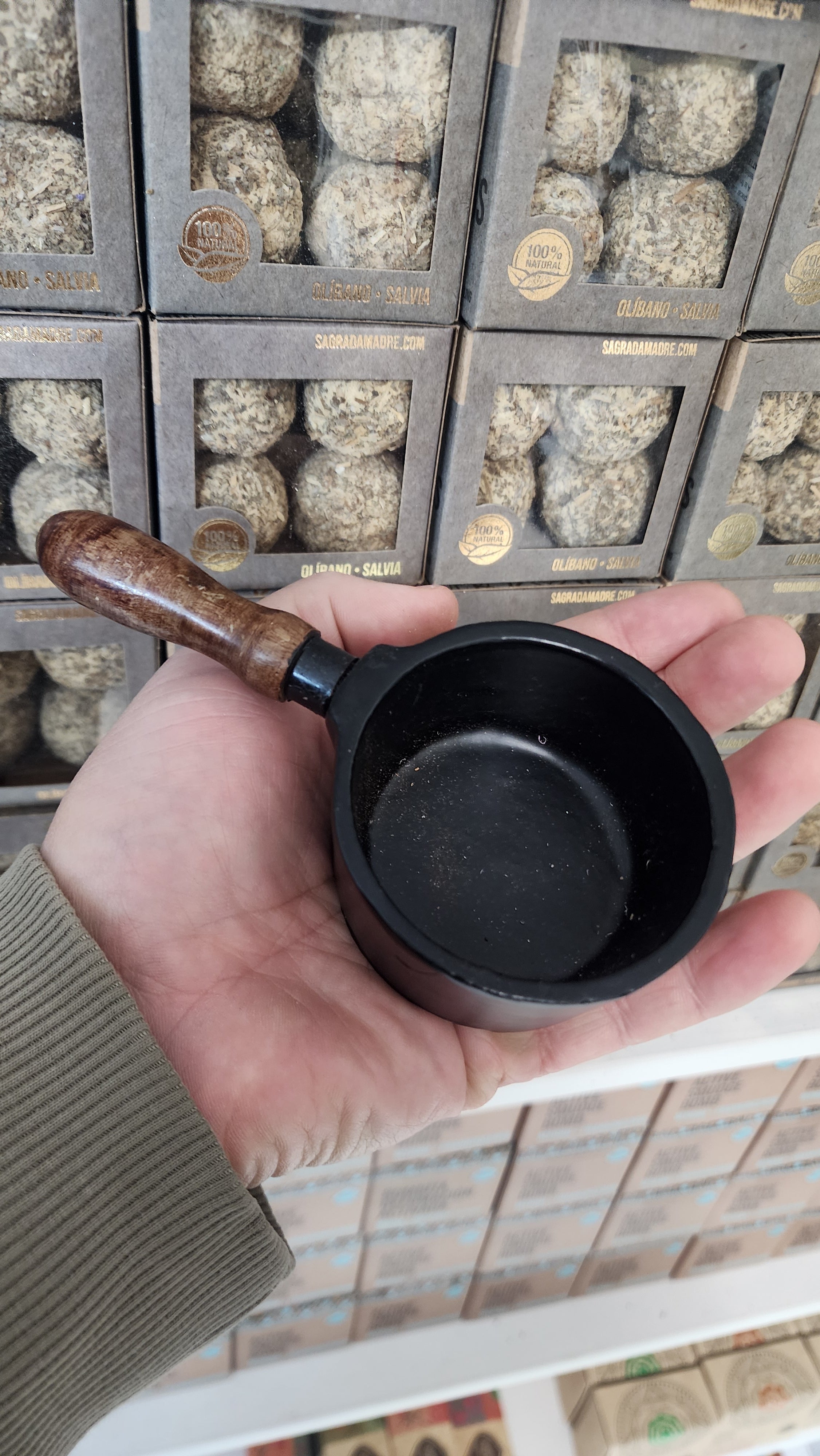 CAULDRON - Cast Iron Mini Burner with Handle