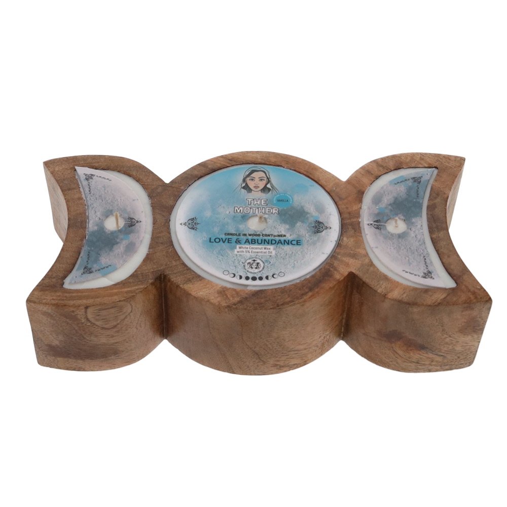 The Mother 'Love & Abundance' | Triple Moon Candle | Vanilla