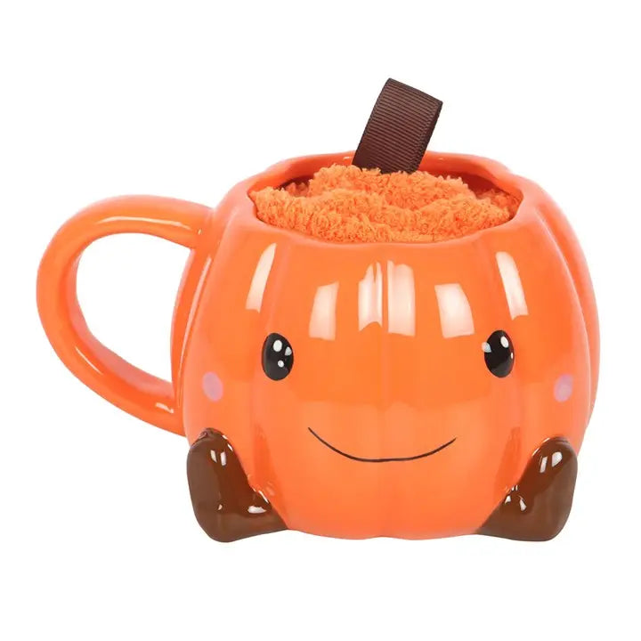 The Pumpkin Patch Snuggle Set | Mug & Socks