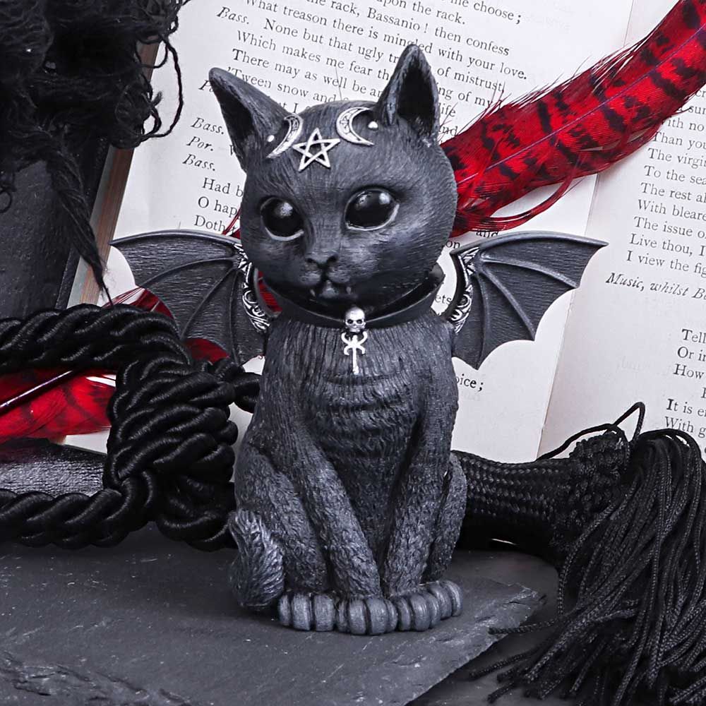 Malpuss – The Bewitching Cult Cuties™ Winged Occult Cat Figurine (10cm)