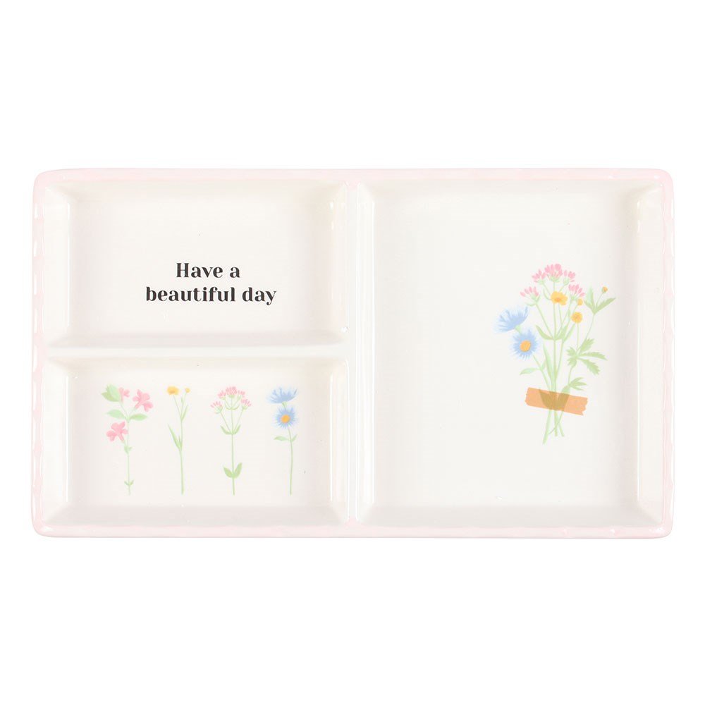 Have A Beautiful Day Ceramic Trinket Tray