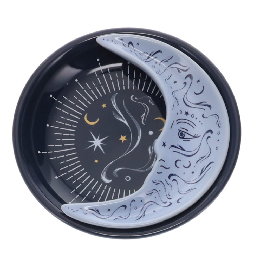 Eclipse Moon Stacking Ceramic Trinket Dish