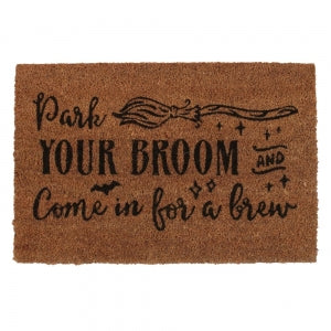 FLASH SALE ENDS SUNDAY 2nd FEB |Park Your Broom | Door Mat