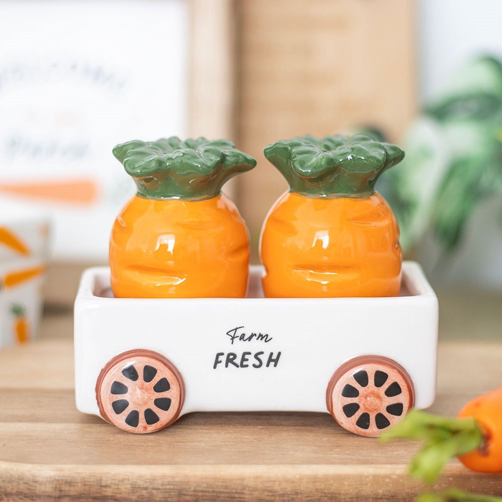 Carrot Patch Wagon | Salt & Pepper Set