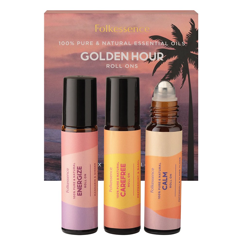 'Golden Hour' Roll On Gift Pack | Set of 3