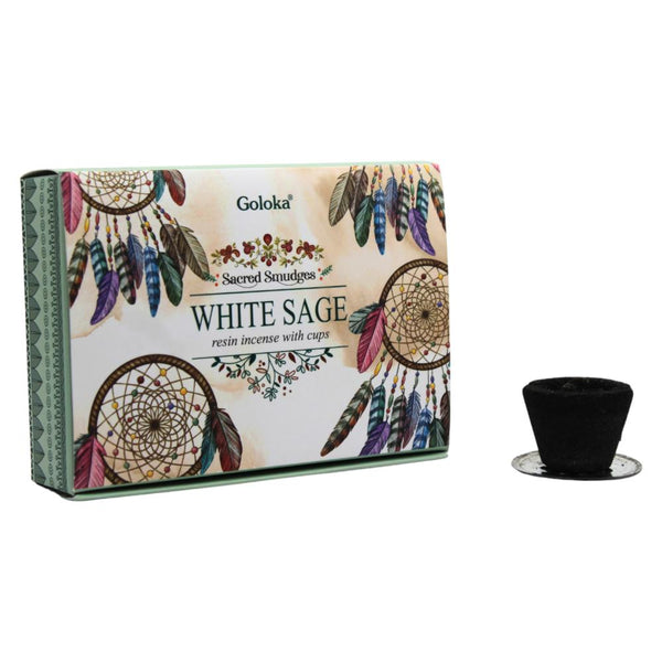 White Sage Smudge Cup 6 Pack
