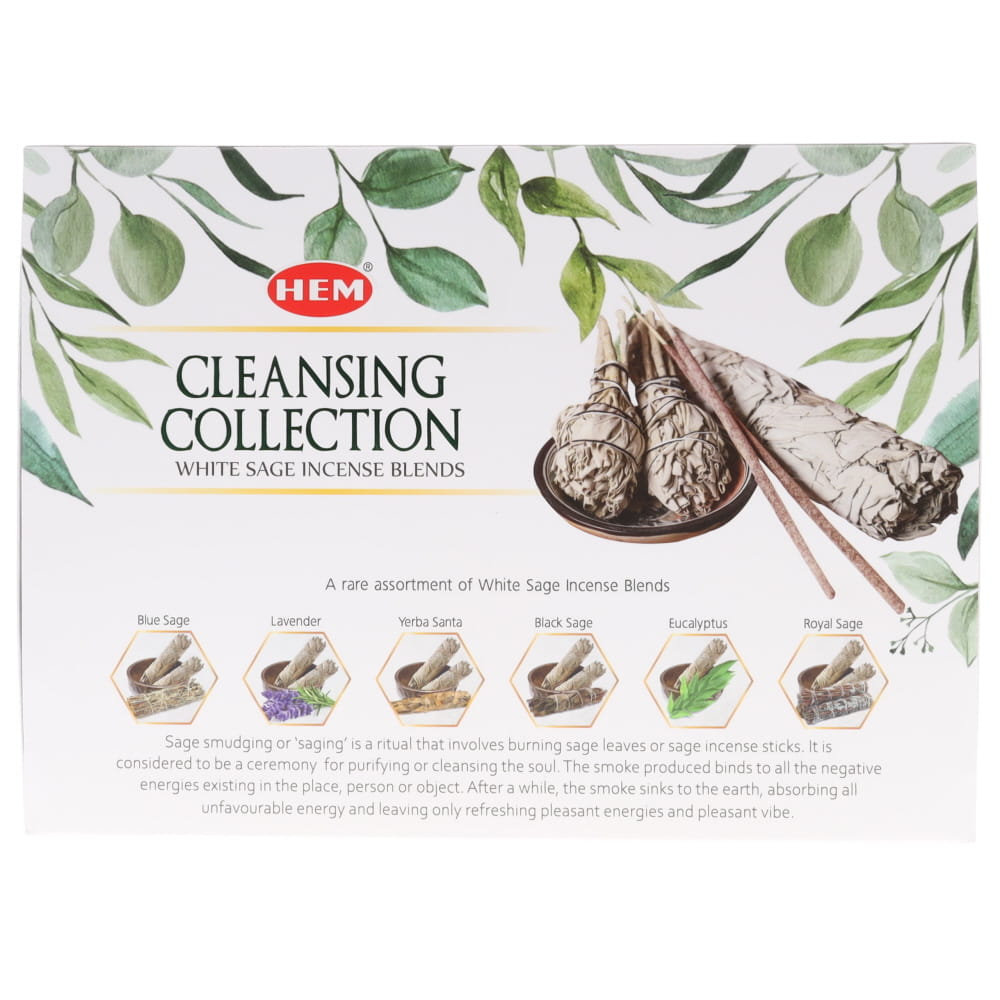 HEM GIFT SET Hexa - White Sage Series 6 in 1 Incense