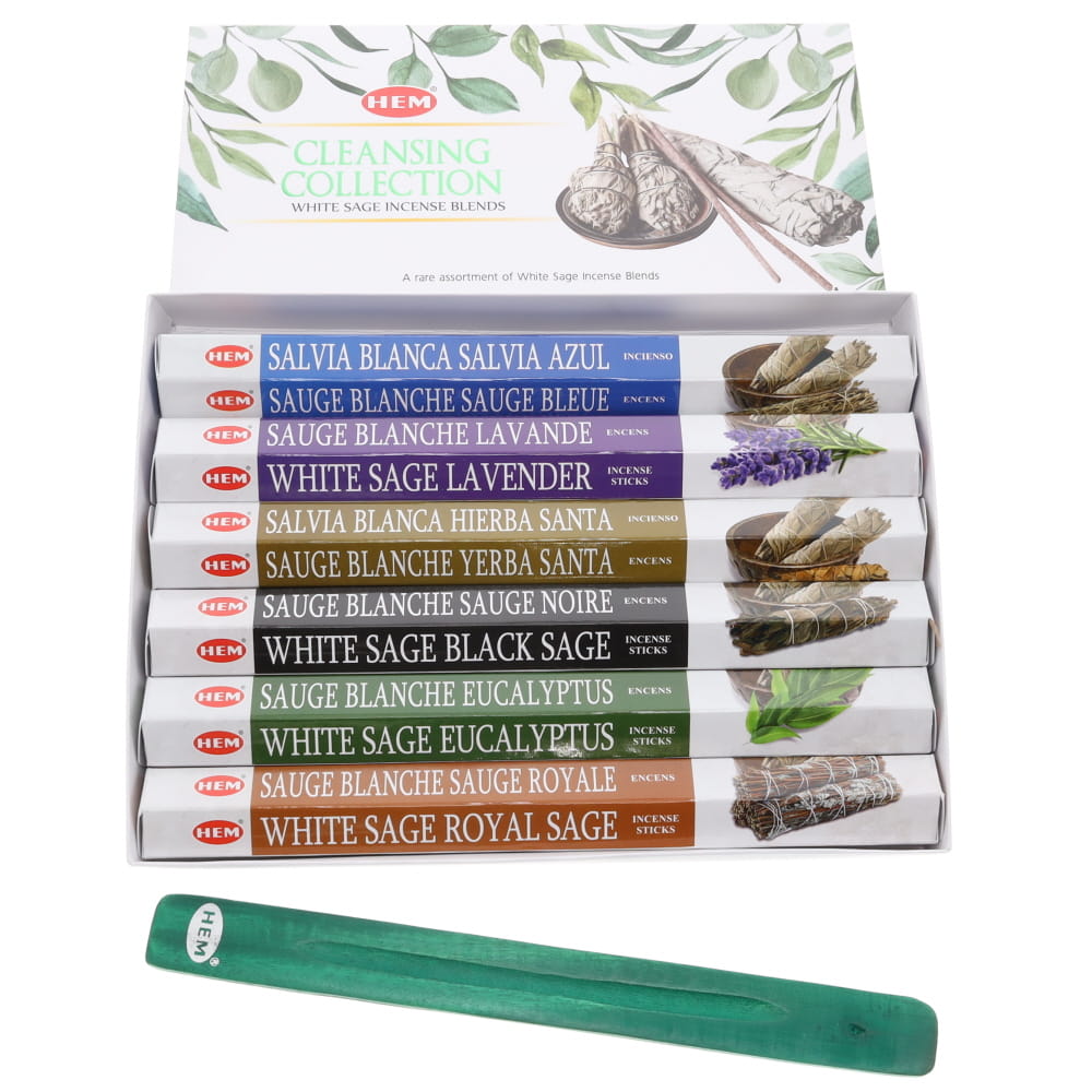 HEM GIFT SET Hexa - White Sage Series 6 in 1 Incense