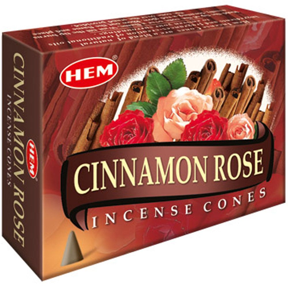 Cinnamon Rose Incense Cone | 1 Pack