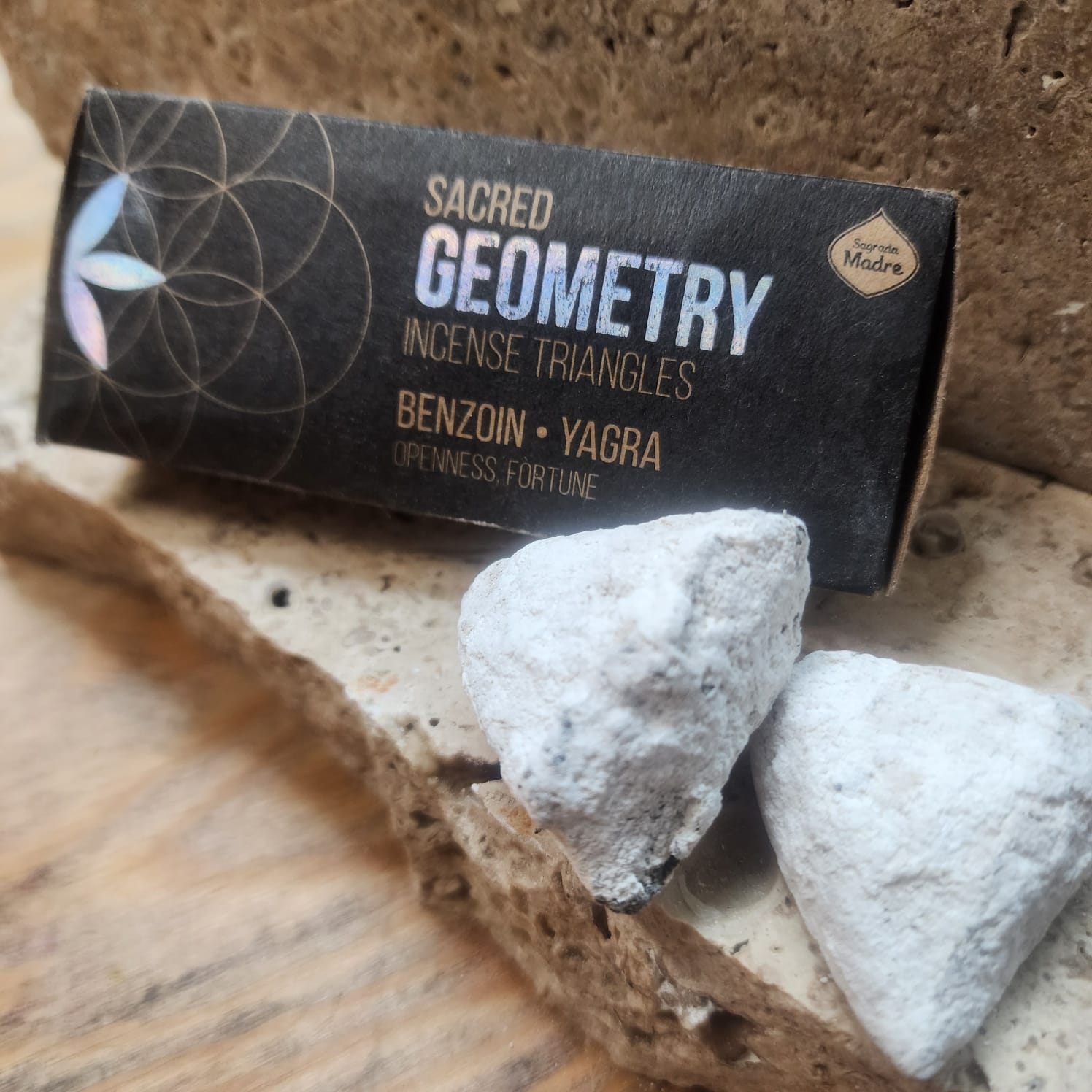 Sacred Geometry | Benzoin & Yagra Triangular Incense