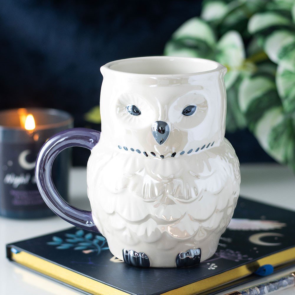 Mid Night Owl | Ceramic Iridescent Mug