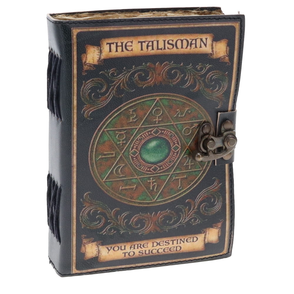 The Talisman Print Leather Journal (12cm x 17cm)