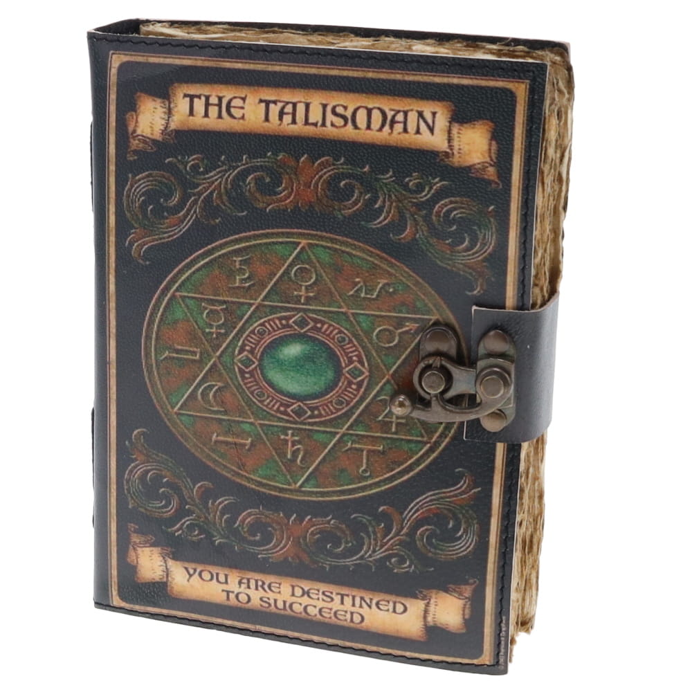 The Talisman Print Leather Journal (12cm x 17cm)