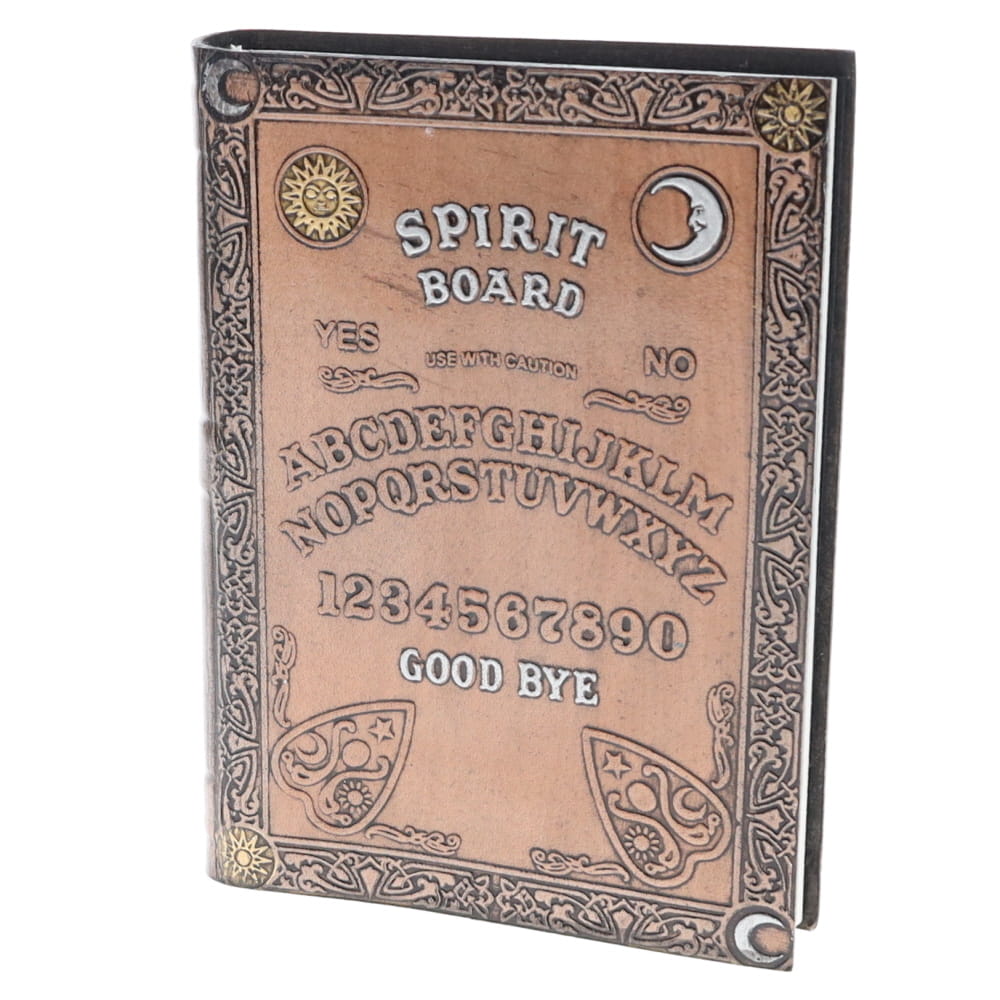 Spirit Board Print Leather Journal (12cm x 17cm)