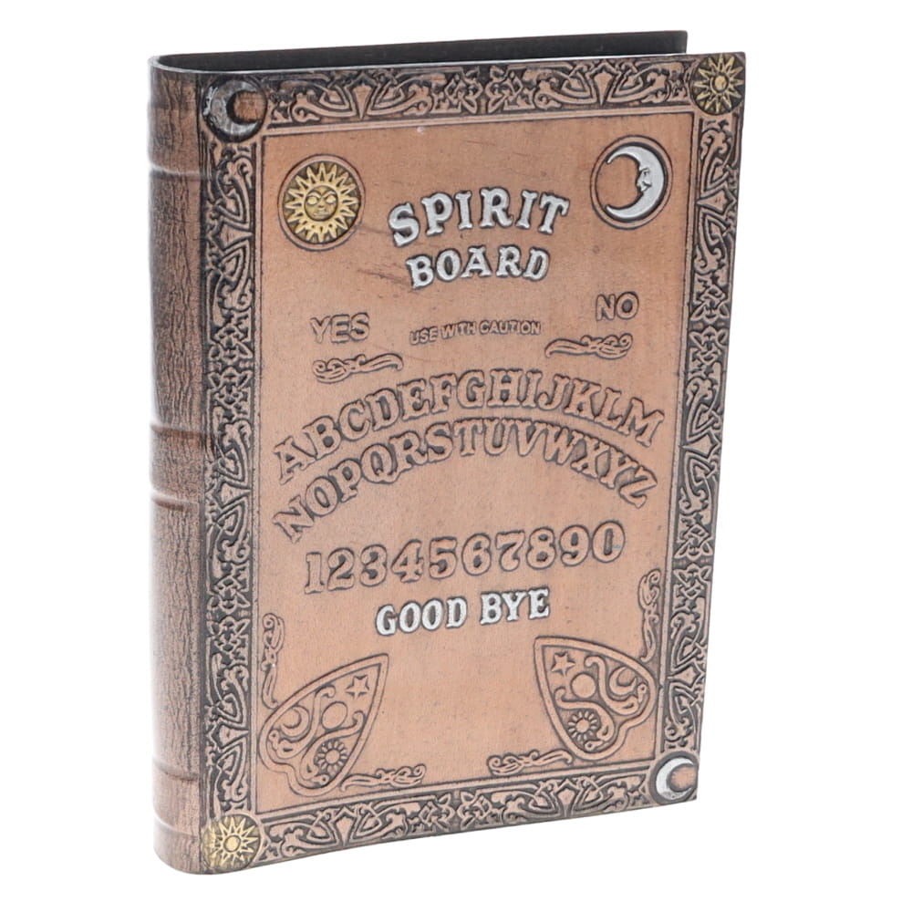 Spirit Board Print Leather Journal (12cm x 17cm)