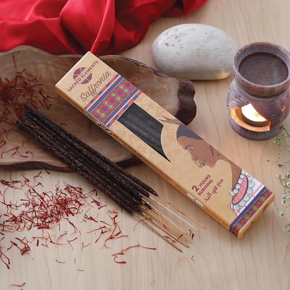 Sacred Elements - Artisanal Saffron Incense