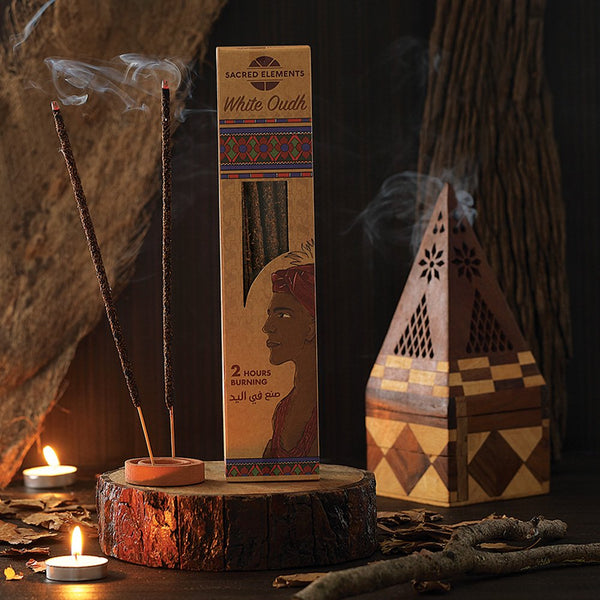 Sacred Elements - Artisanal White Oudh Incense
