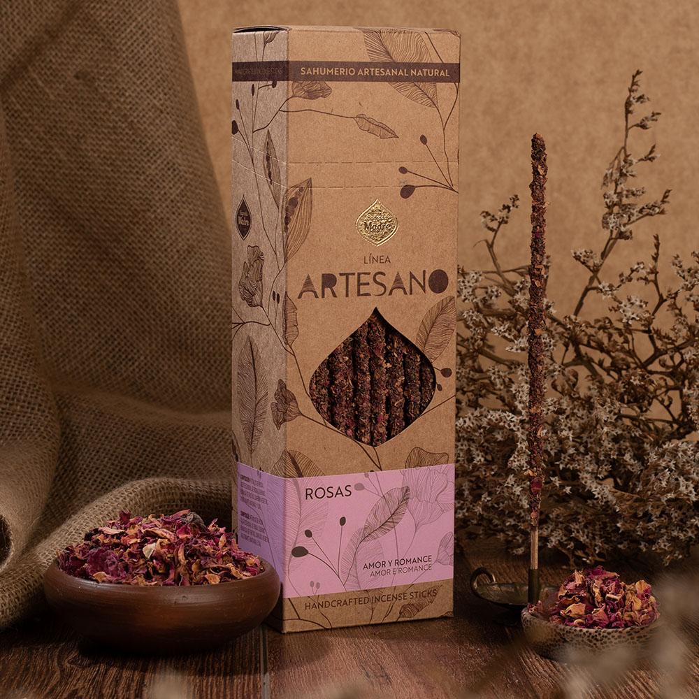 Rose Artesano Incense – 30 Handcrafted Sticks