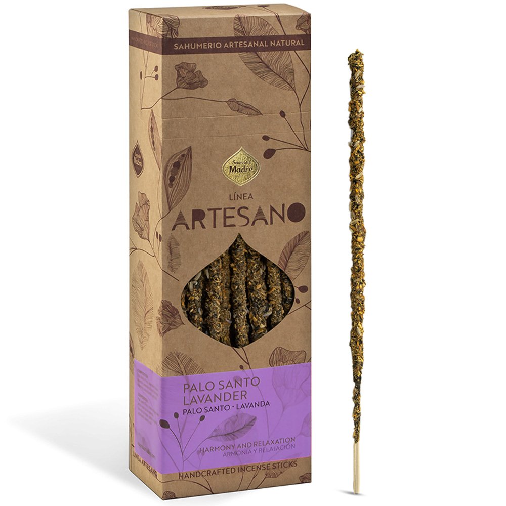 Palo Santo & Lavender Artesano Incense – 30 Handcrafted Sticks