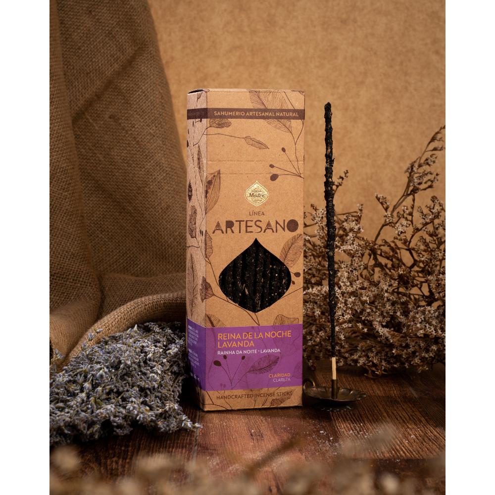 Night Queen & Lavender Artesano Incense – 30 Handcrafted Sticks