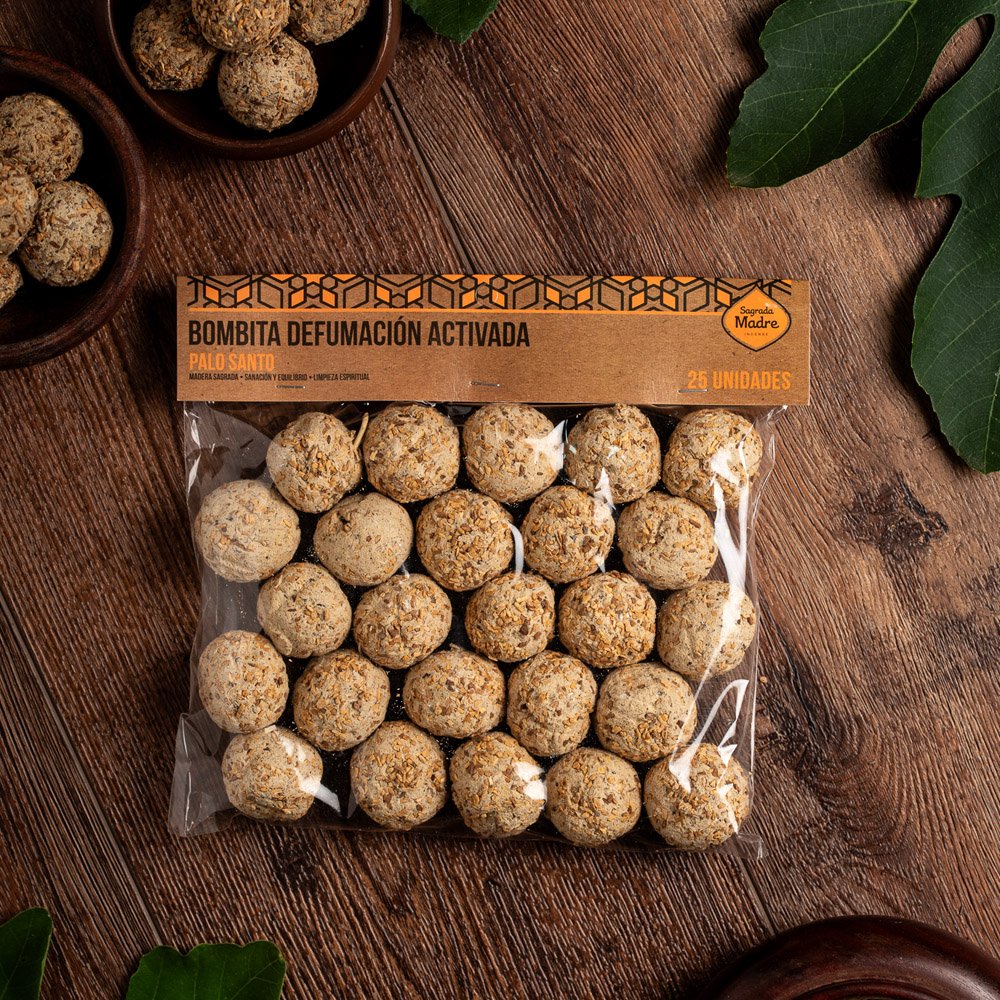 Palo Santo Herbal Smudge Bombs – 25pcs