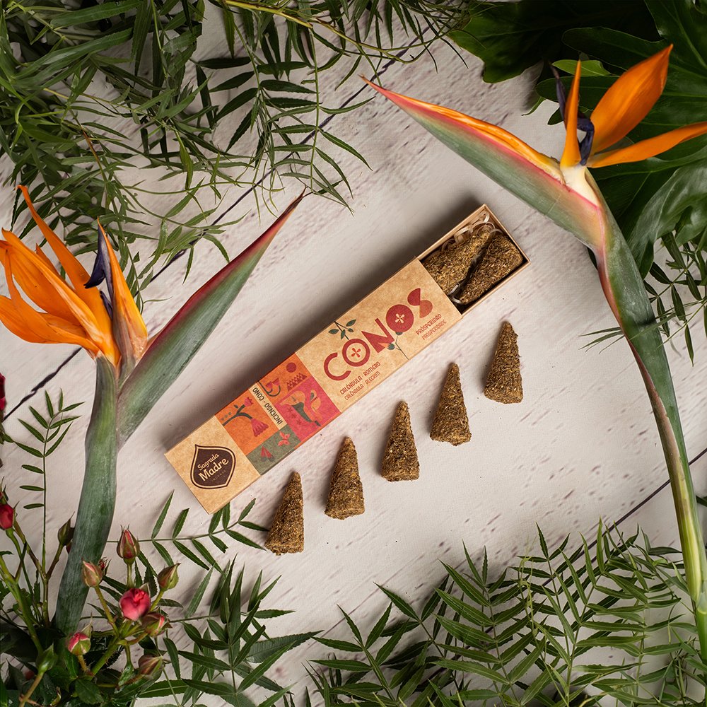 Calendula & Rosemary Incense Cones – Box of 8