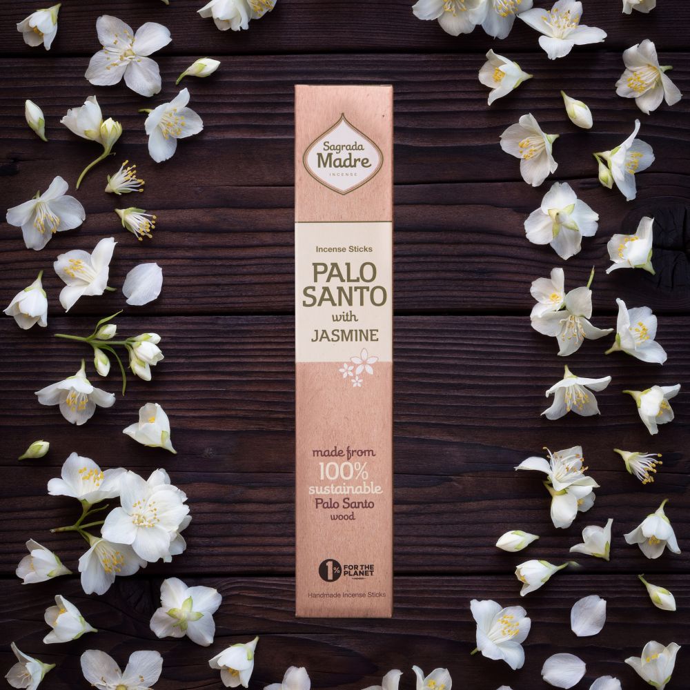 Natural Incense - Palo Santo and Jasmine 8 Sticks