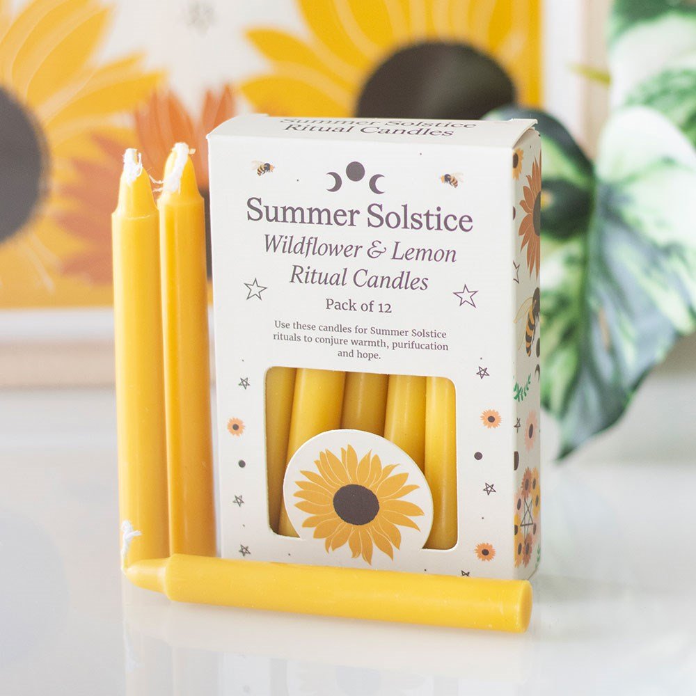 Summer Solstice | Ritual Candles | Wildflower & Lemon