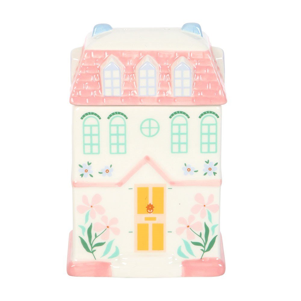 Pastel House Shaped Ceramic Oil Burner