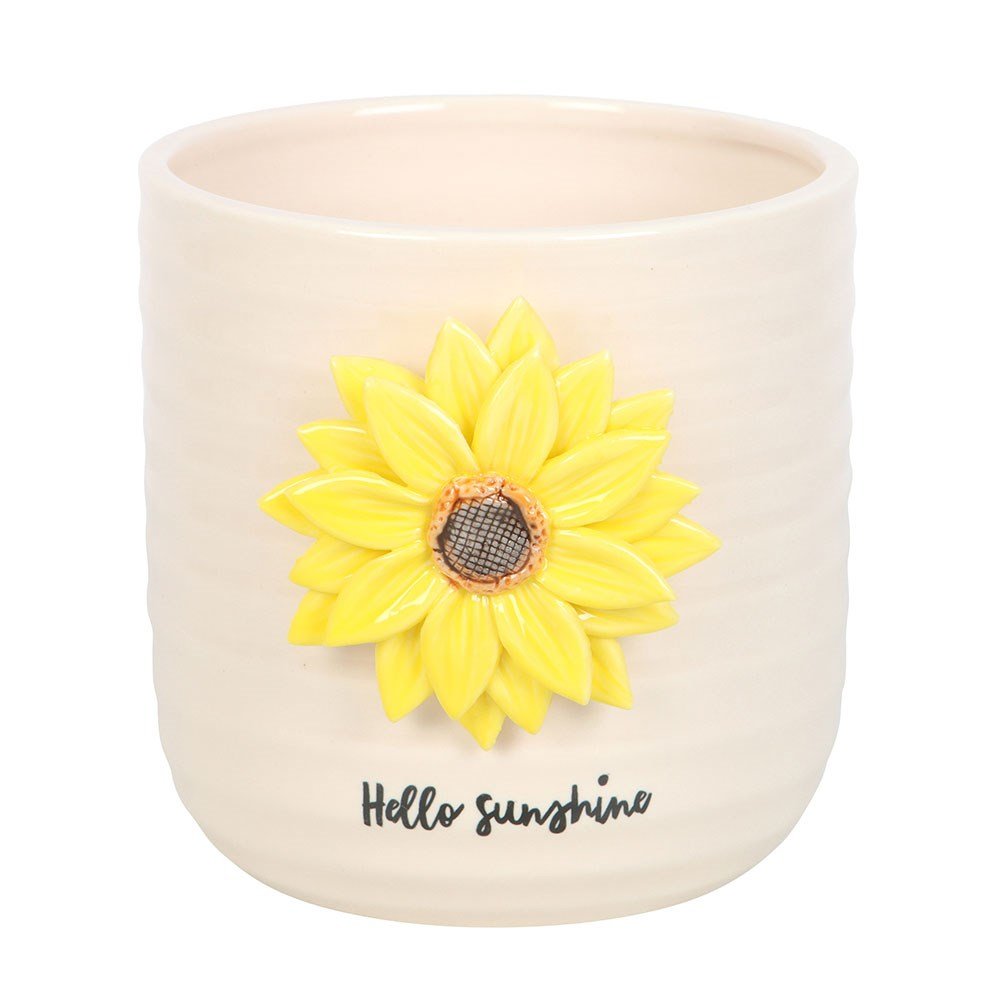 Hello Sunshine 3D Sunflower Plant Pot