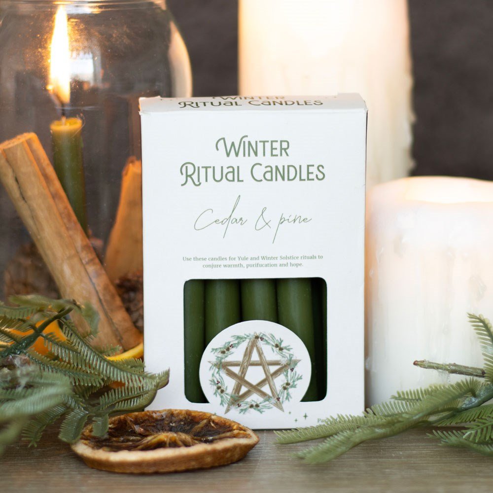 Winter Solstice | Ritual Candles | Cedar & Pine