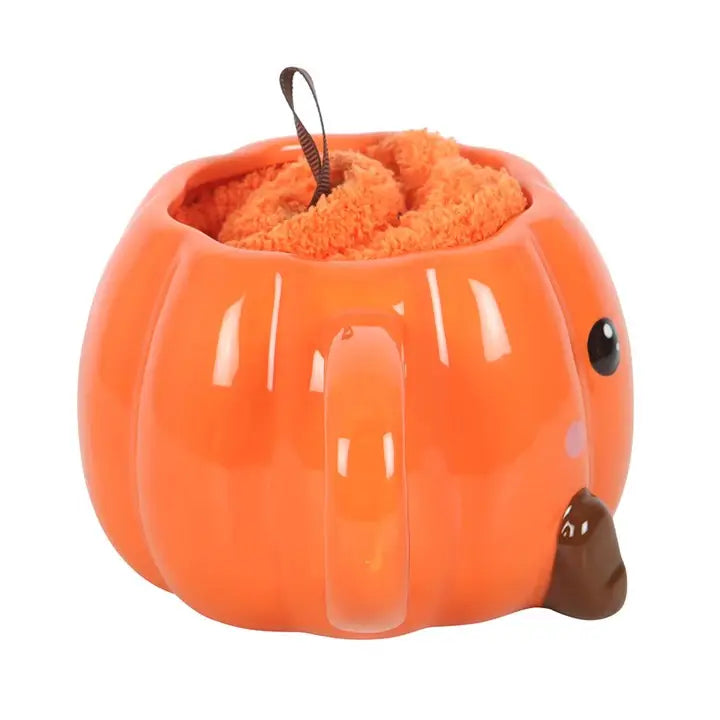 The Pumpkin Patch Snuggle Set | Mug & Socks