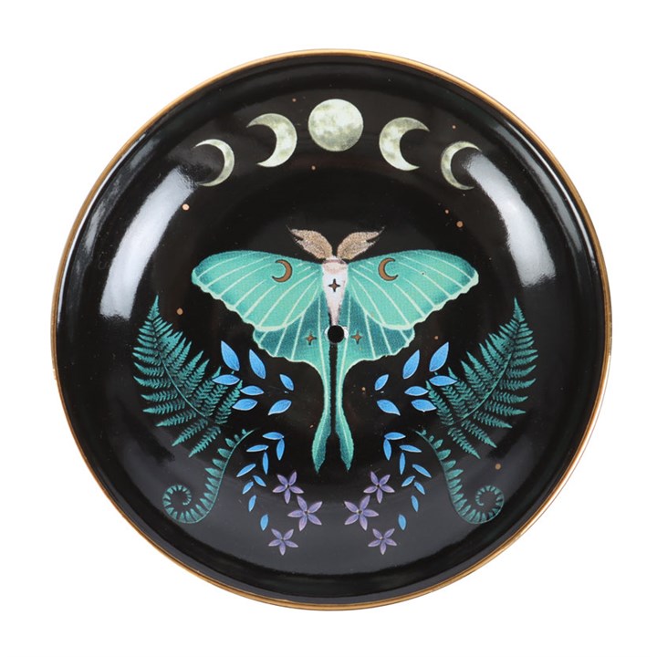 Celestial 'Luna Moth' Trinket | Incense Burner