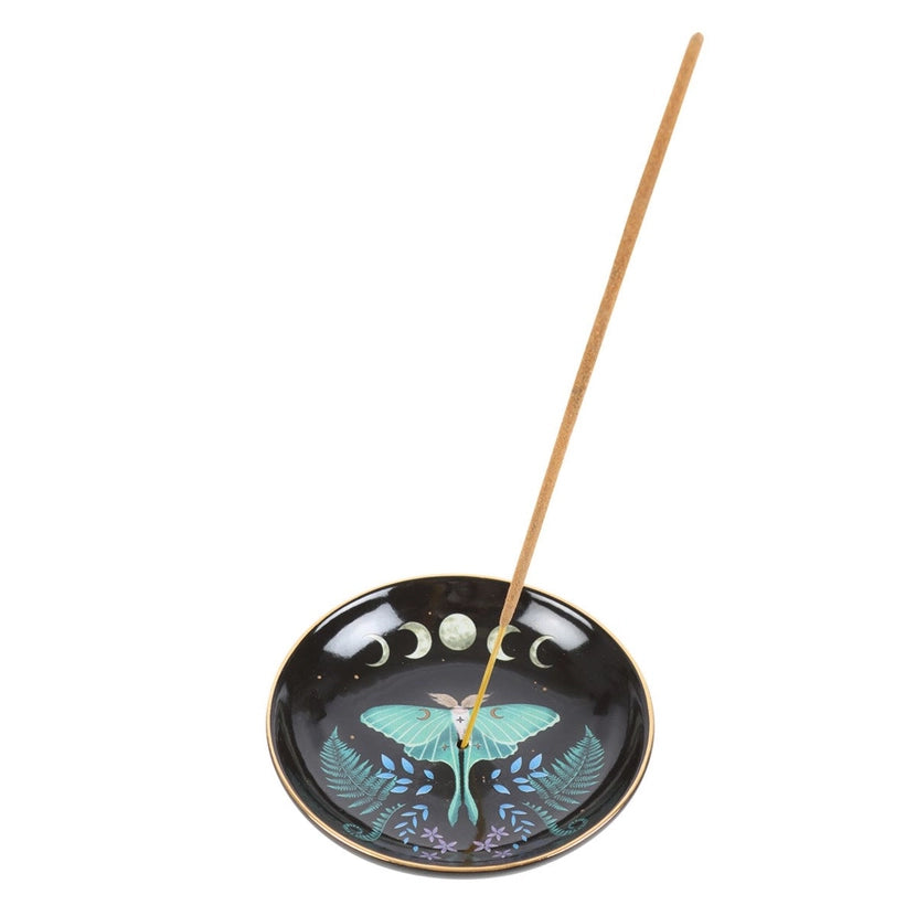 Celestial 'Luna Moth' Trinket | Incense Burner