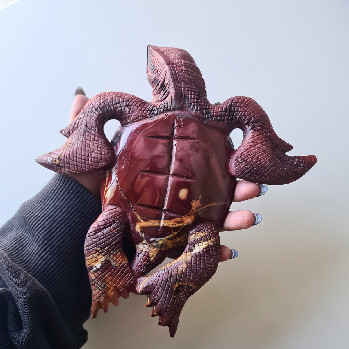 Mookaite Jasper Turtle 🐢 | 19 cm