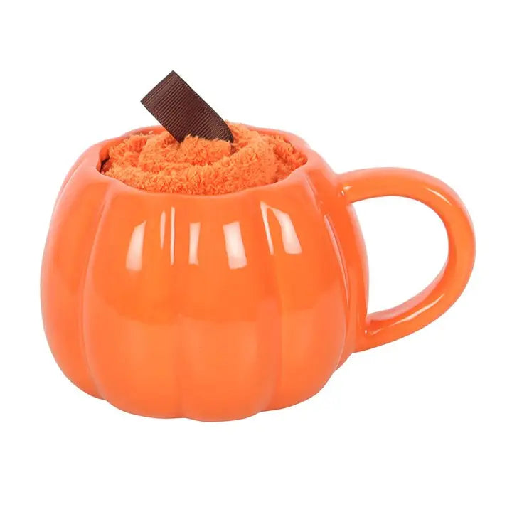 The Pumpkin Patch Snuggle Set | Mug & Socks