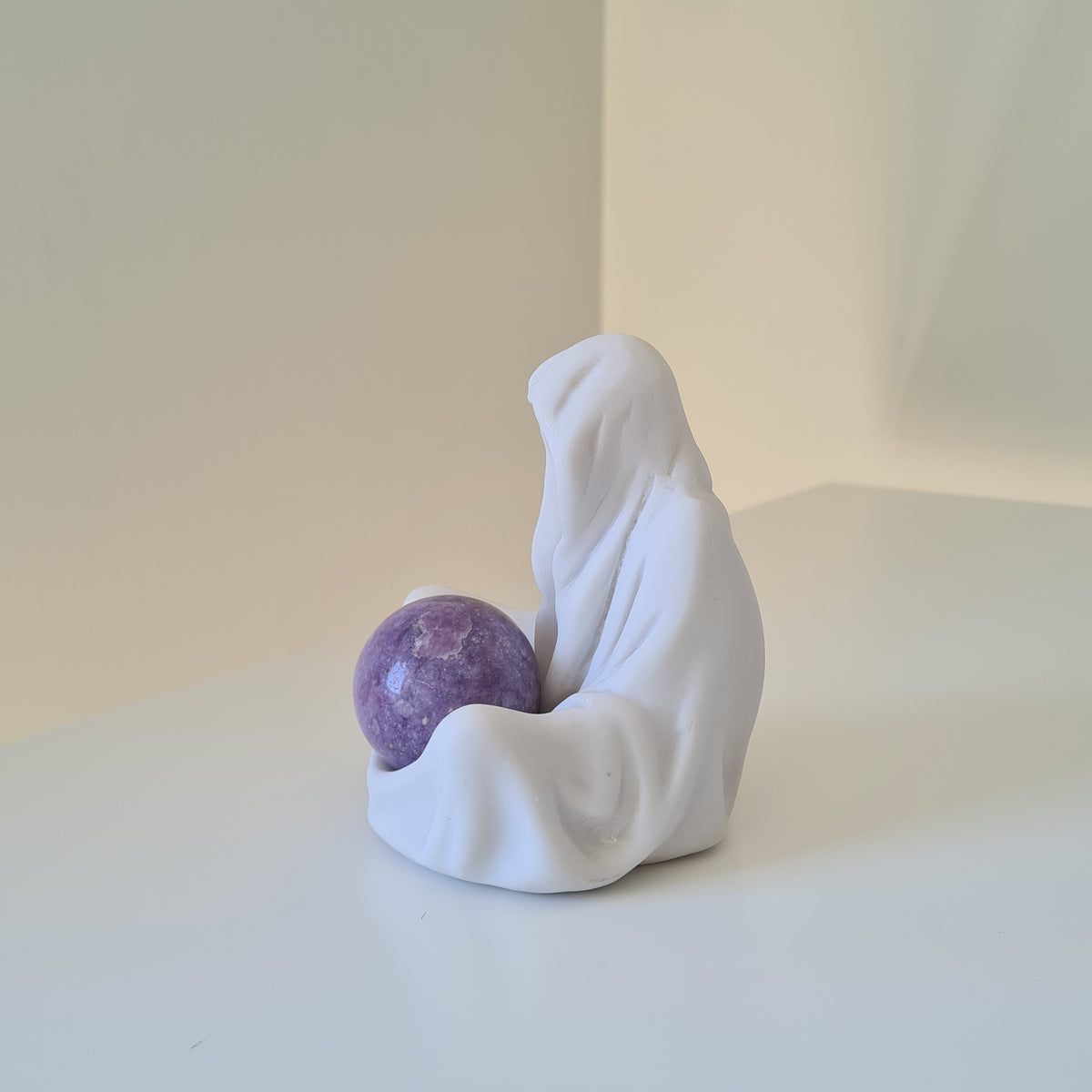 Gate Keeper with Lepidolite Sphere
