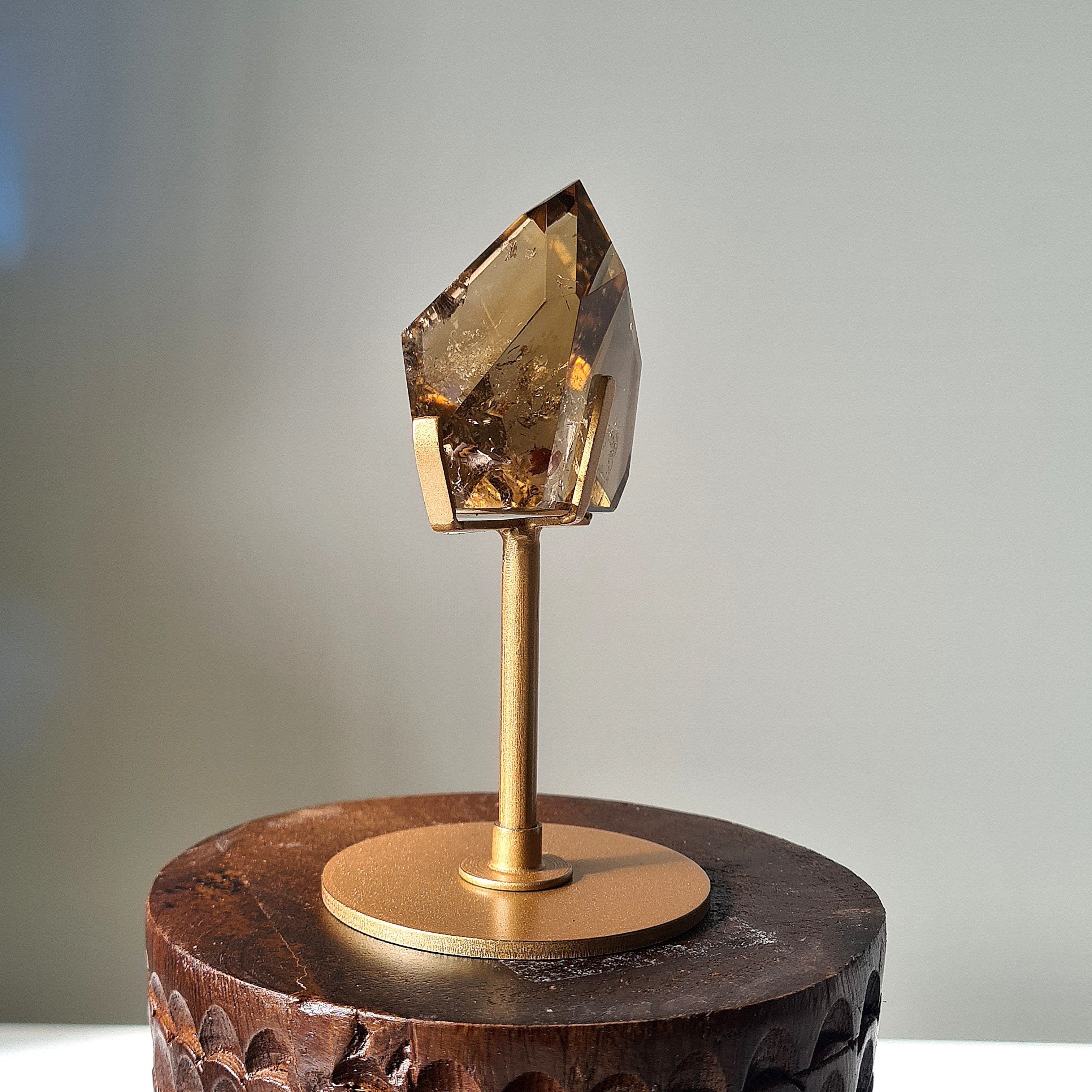 Citrine Free Form on custom stand | A