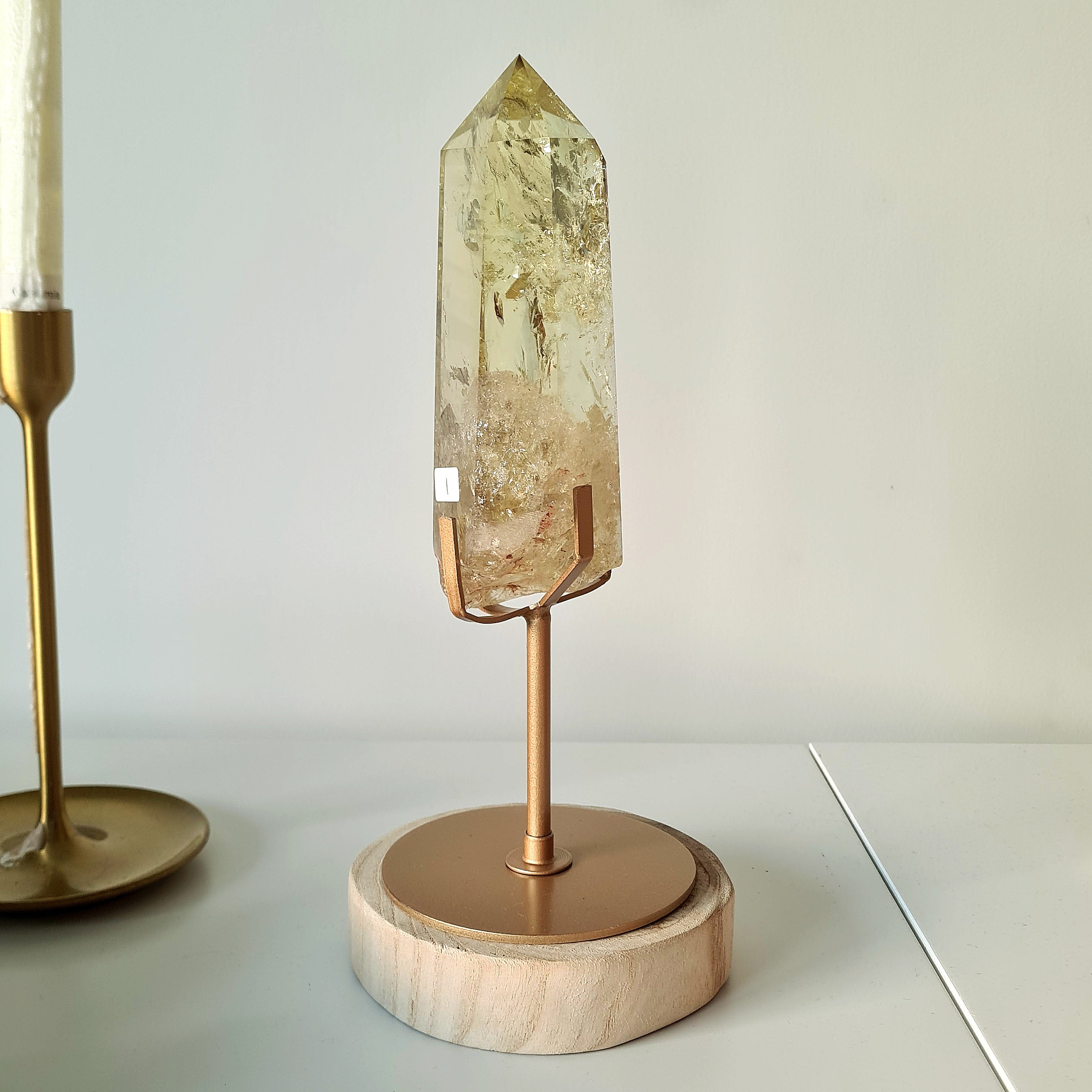 Citrine On Stand | Appx 16 cm tall